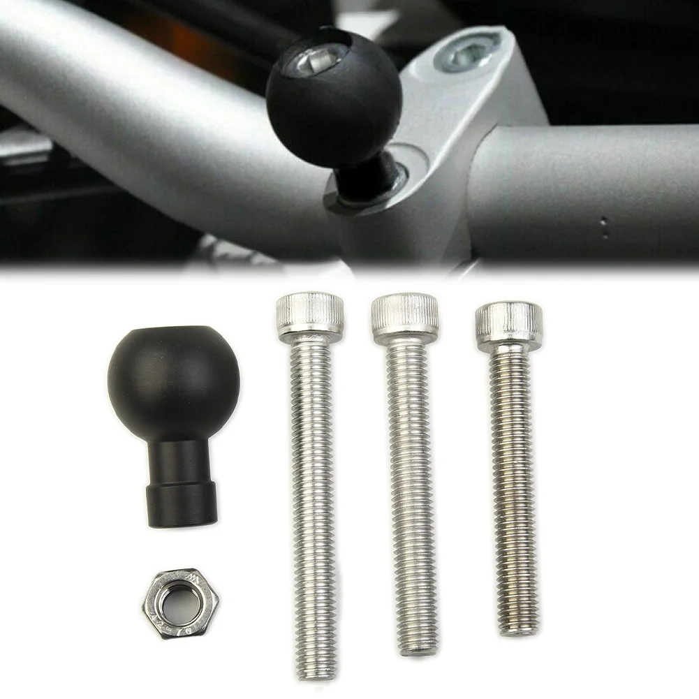 

Motorcycle Handlebar Clamp Base Mount With 1 Inch M8 Screws For RAM-B-367U RAM Mount Smartphone Cameras Holder Bolt Bracket