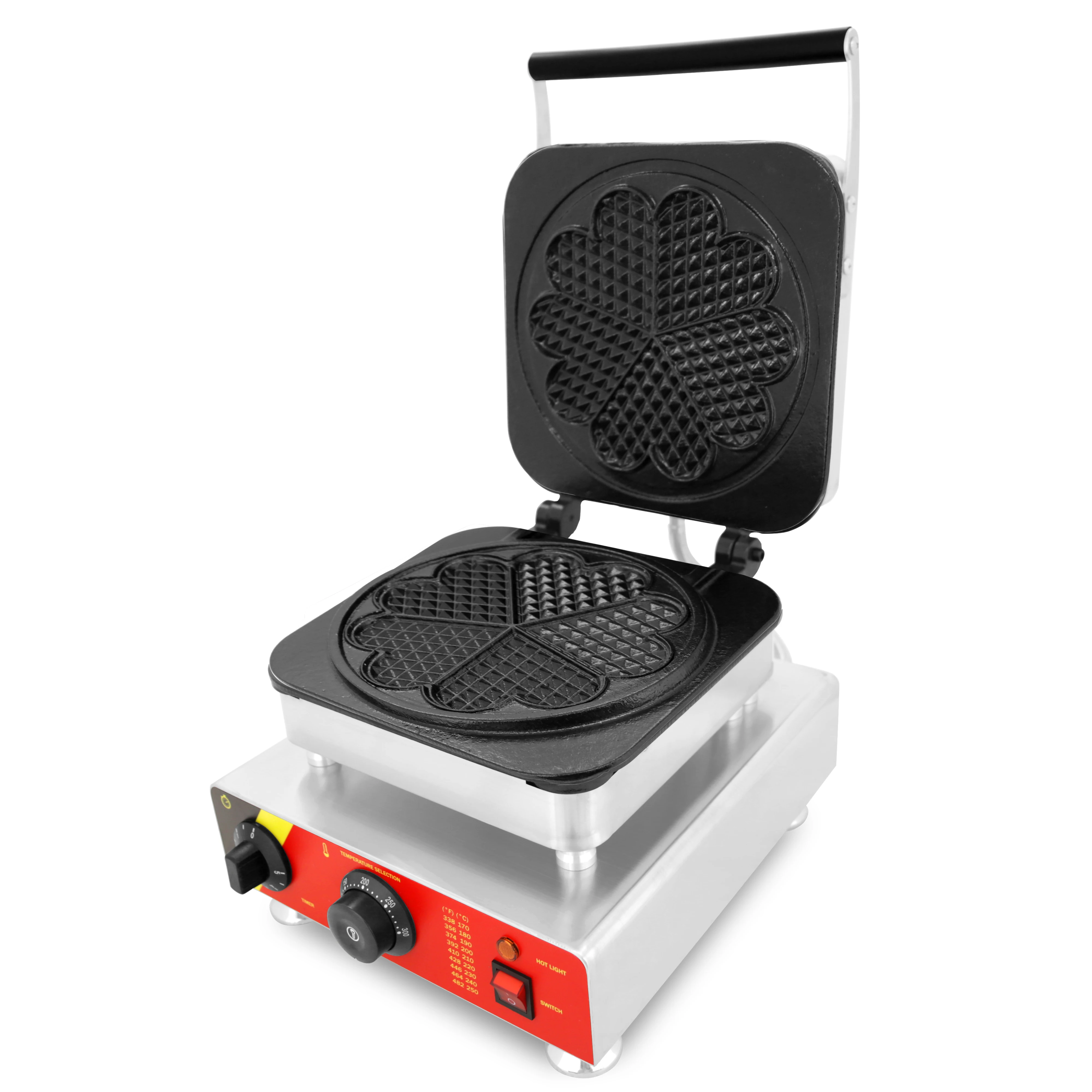 

Electric commerical food snack shop hear waffle maker machine with ce