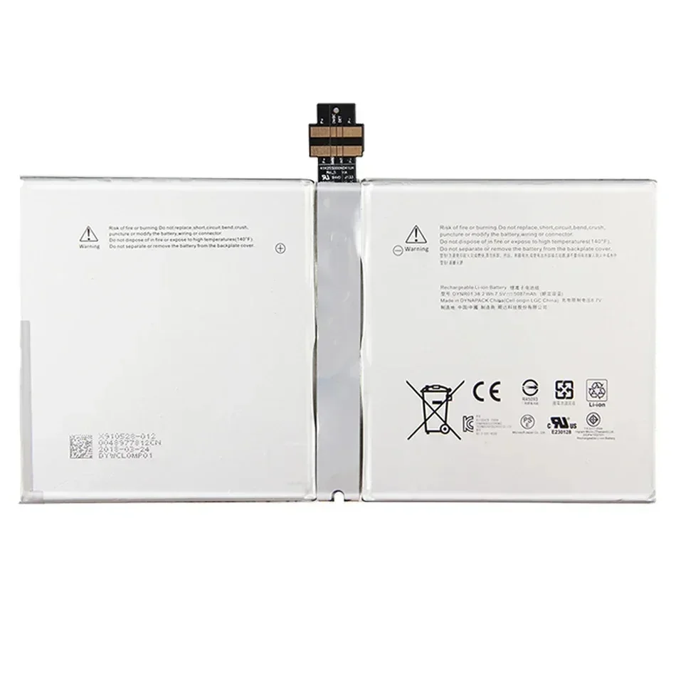 Аккумулятор 5087 мАч для планшета Microsoft Surface Pro 4 Pro4 1724 12 3 дюйма 7 5 В 38 2 Втч
