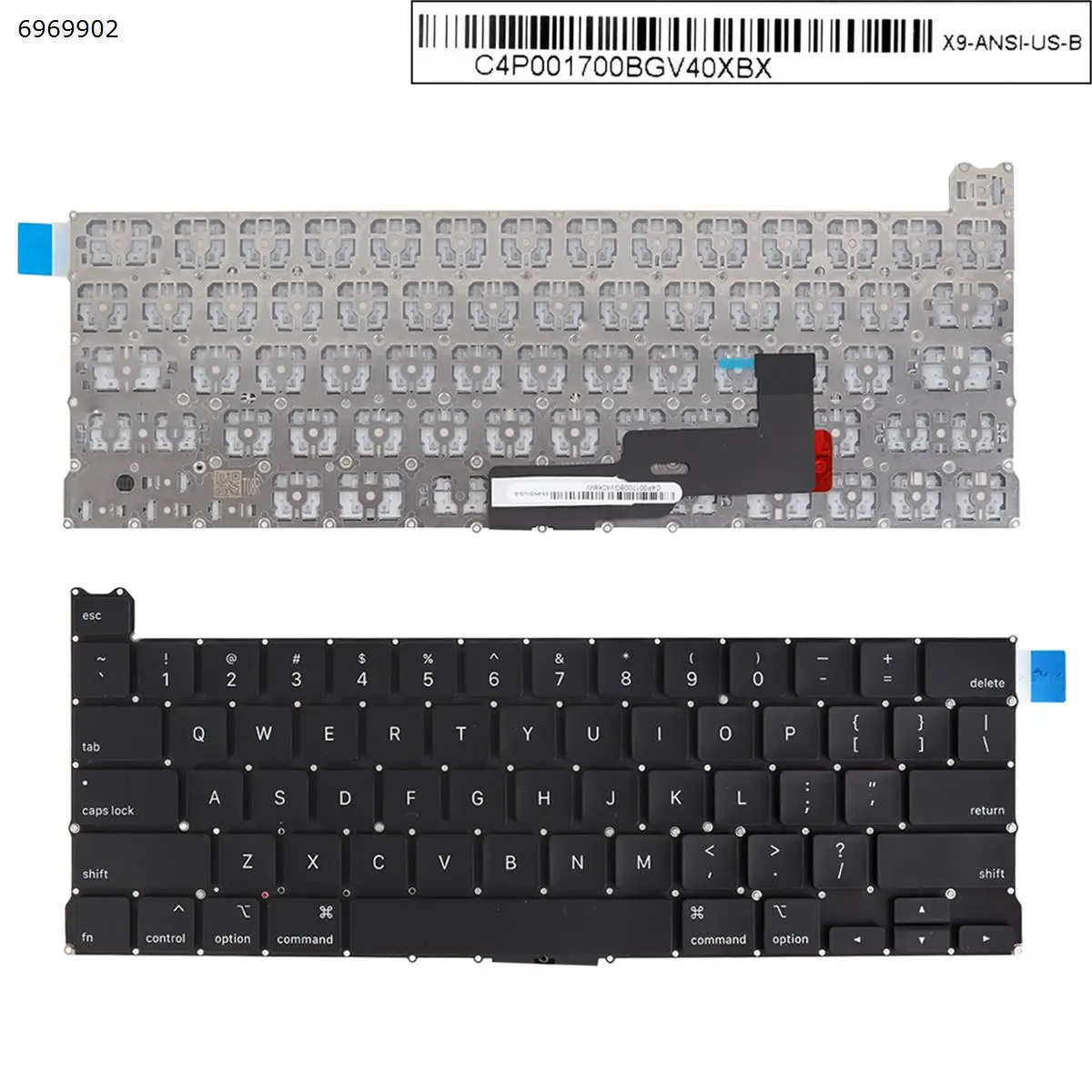 

US Laptop Keyboard for APPLE Macbook Pro A2289 BLACK without Backlit
