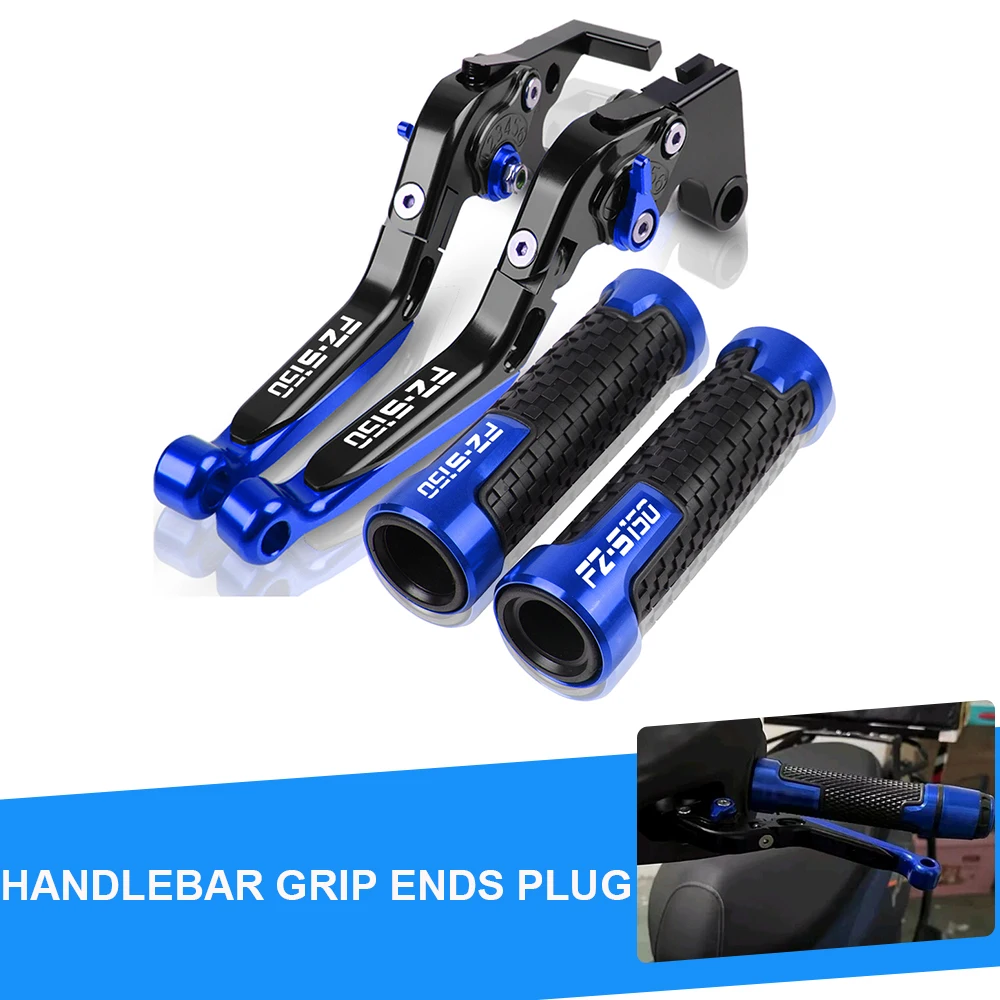 

Мотоциклетные аксессуары ручки руля CNC алюминий для YAMAHA FZS150 2015-2016 рычаги сцепления Тормоза Регулируемые + ручки