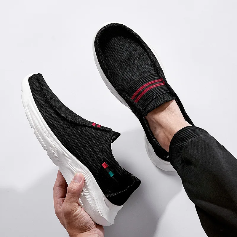 

2022 Summer Fashion Men's Loafers Slip on Wearproof Casual Shoes Flats Male Cozy Fitness Shoes Tenis Masculino Fashion Sapatos
