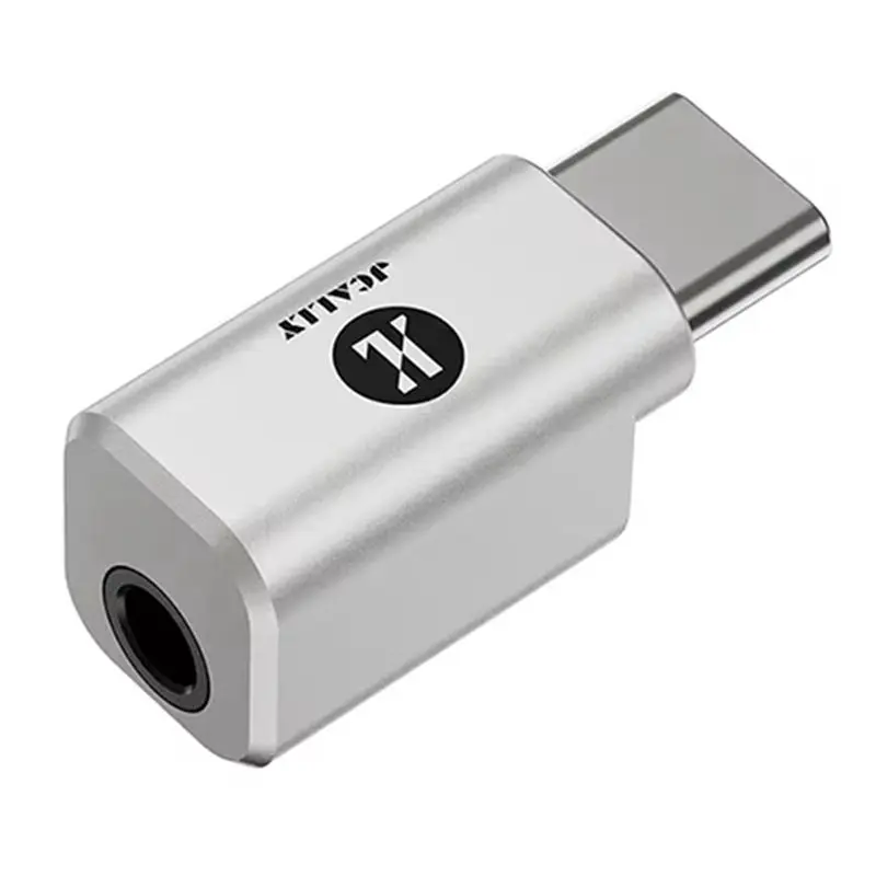 Фото JCALLY JA56 Type-C to 3.5Mm HIFI Adaptar Amp DAC 384Khz/32Bit Цифровой аудиокодер-адаптер для телефонных звонков, прямых трансляций, игр №1