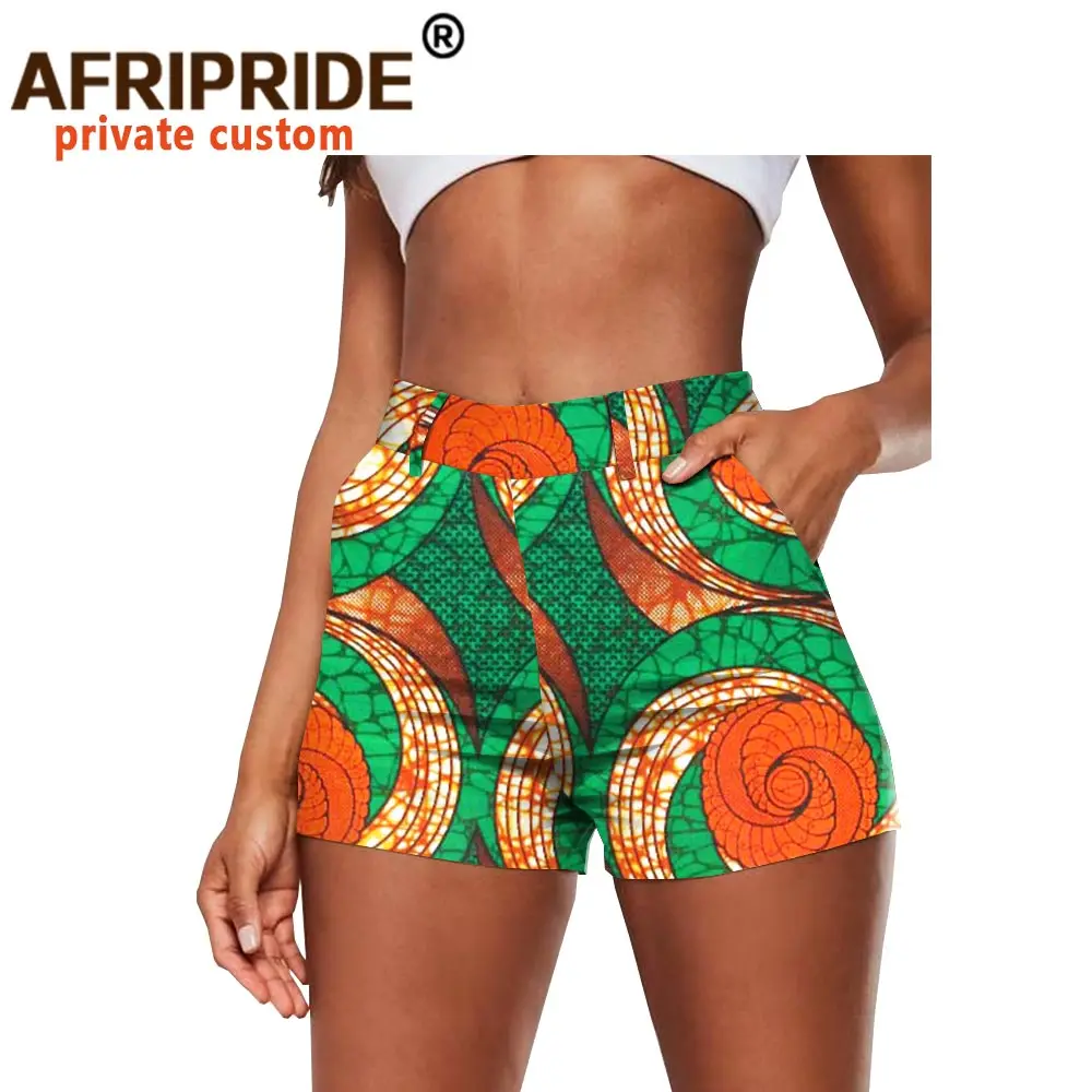African Print Shorts Summer Fashion Casual Sexy Short Cotton Plus Size Slim Fit High Waist Ankara Dashiki AFRIPRIDE A2021002 |