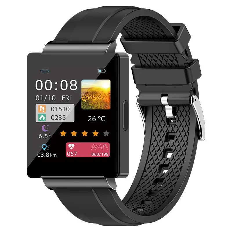 

KS01 Smart Watch NFC Access Control Music Men Women Fitness Heart Rate/BP Blood Glucose Body Temperature Smartwatch Freeshipping