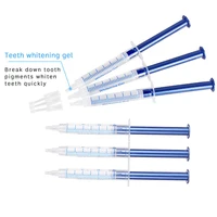 home use dental teeth whitening kits 44 peroxide bleaching system led cold light 6pcs tooth whitening gel oral hygiene care