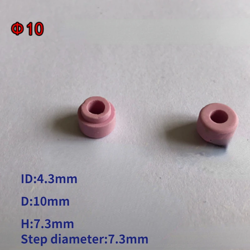 

10 шт. прокладка электрической нагревательной трубки 95 красный фарфор нагревательная трубка изоляционная керамическая прокладка термостойкая клемма