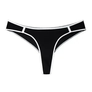 New Sexy Thong For Women Cotton Soft Sports Seamless Panties Femme Lingerie Low-Rise Underwear G-string Mini Briefs Plus Size XL