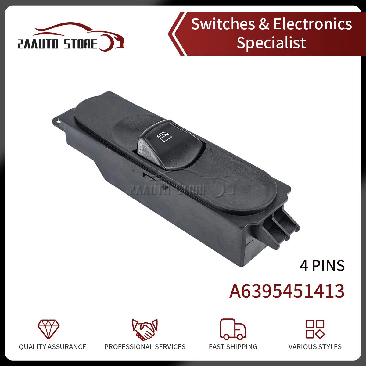 

Electric Car Power Window Lifter Master Switch A6395451413 For Mercedes-Benz Vito Bus Vito/Mixto Kasten 2003-2015 6395451413