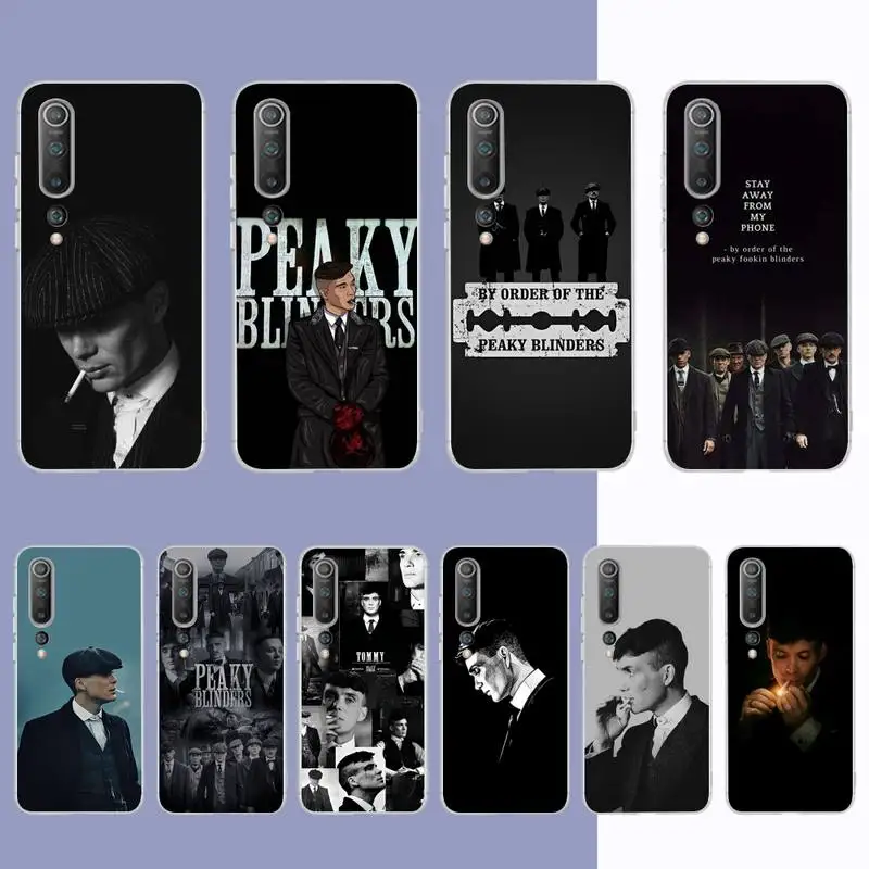 

P-PeakyS Blinders Tv Cute Tommy Shelby Phone Case for Samsung S21 A10 for Redmi Note 7 9 for Huawei P30Pro Honor 8X 10i cover