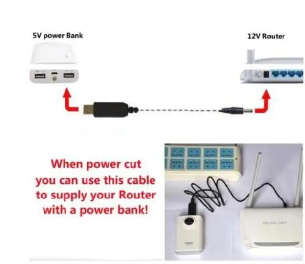 USB к DC кабелю питания Универсальный разъему зарядный кабель шнур разъем адаптер