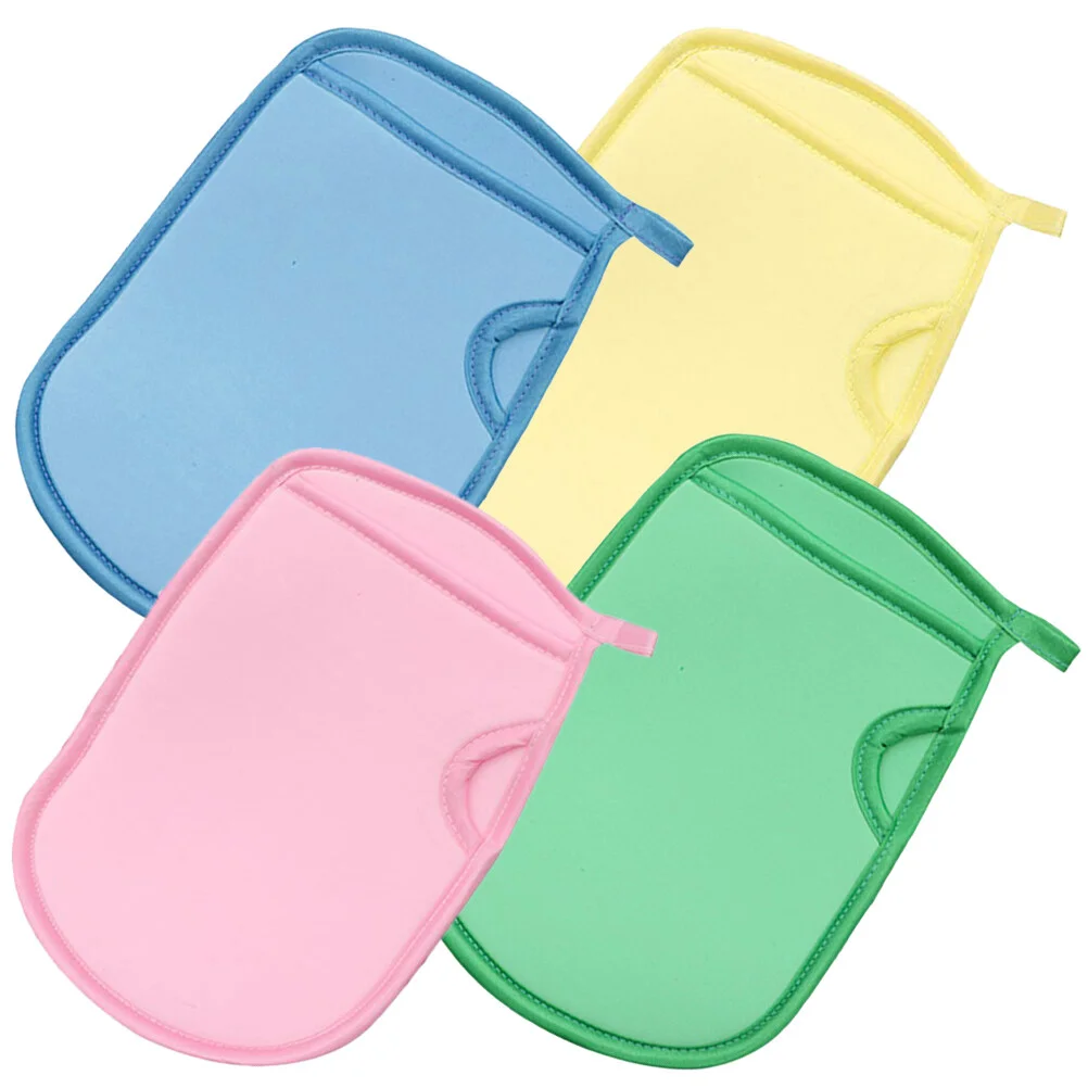 

4 Pcs Spa Portable Body Scrubber Bathing Rubbing Mitt Shower Gloves Kids Bodywash Towel Dead Skin Pva Child Grooming
