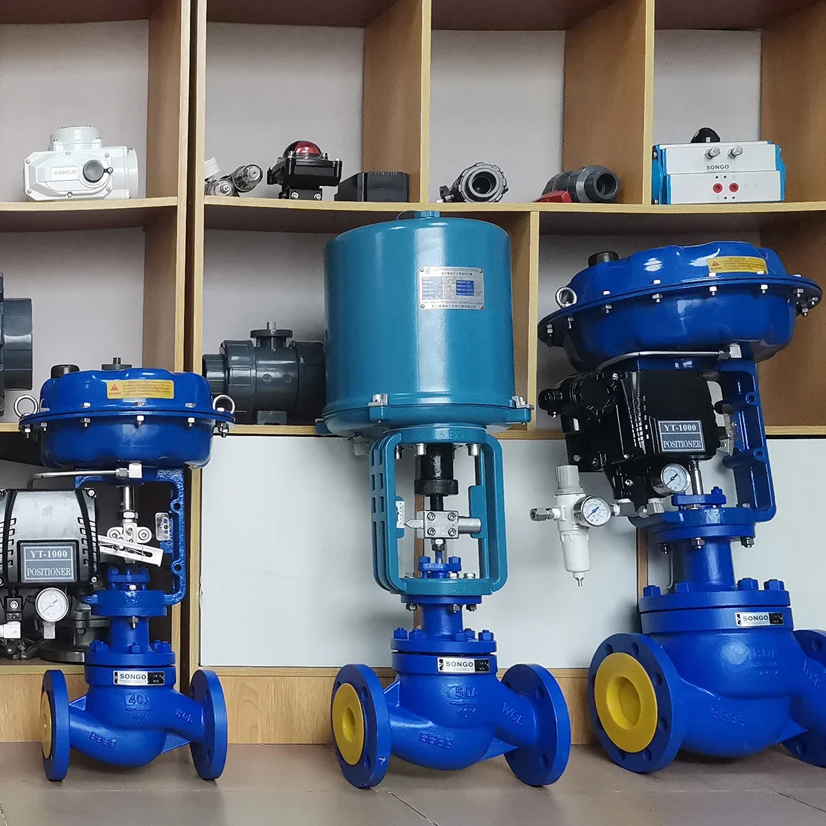 Сильфонный Пневматический Одноместный регулирующий клапан из углеродистой