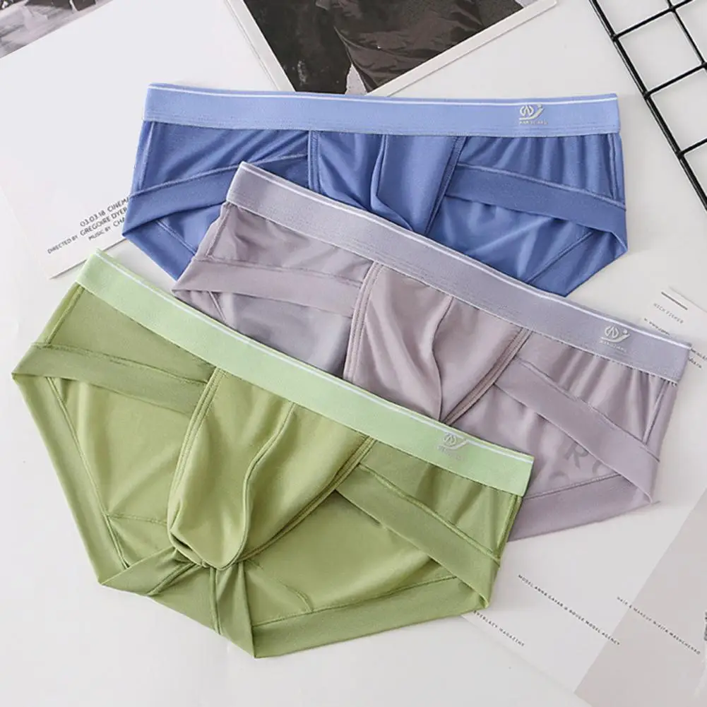 Soft Men Summer Underpants Breathable Mesh Slim Fit Soft Men Panties  Thin Men Underpants Men Garment