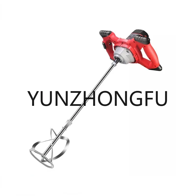 

Ручной Электрический миксер, 6-Скоростной Регулируемый смеситель для краски, цемента, шпатлевки, порошка, смеситель для краски