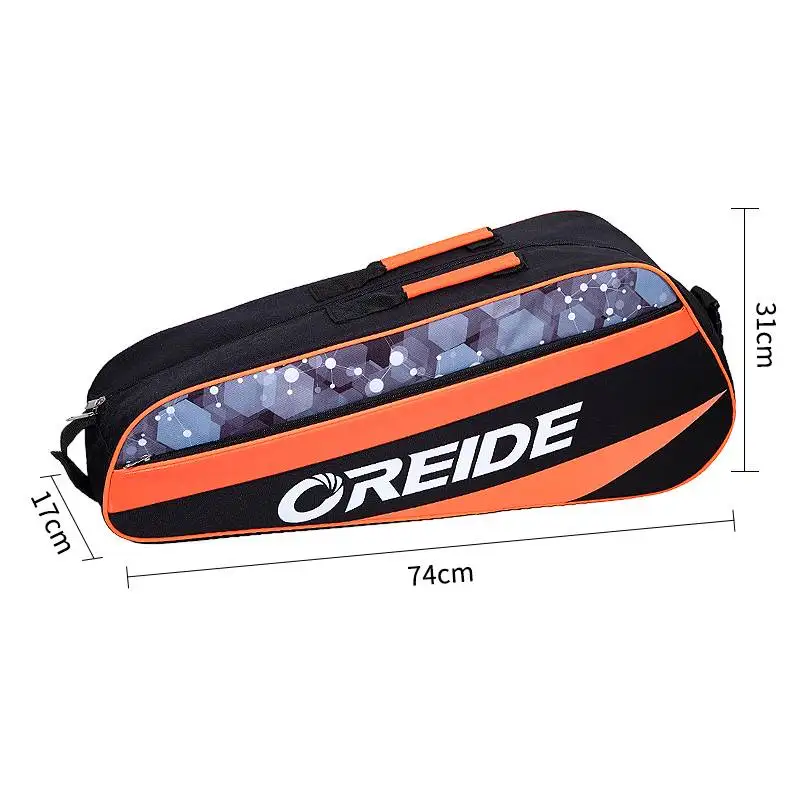 Tenis Racket Bag Badminton Bag with Shoe Compartment Shoulder Sports Bags Badminton Tennis Bag Gym Handbag