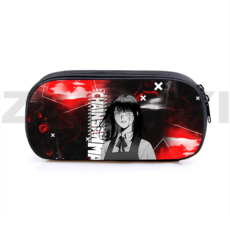 

Милый мужской карандаш 3D с цепной пилой в стиле Харадзюку, смешные холщовые косметички, коробка для канцелярских принадлежностей для подростков, Детские аниме пеналы