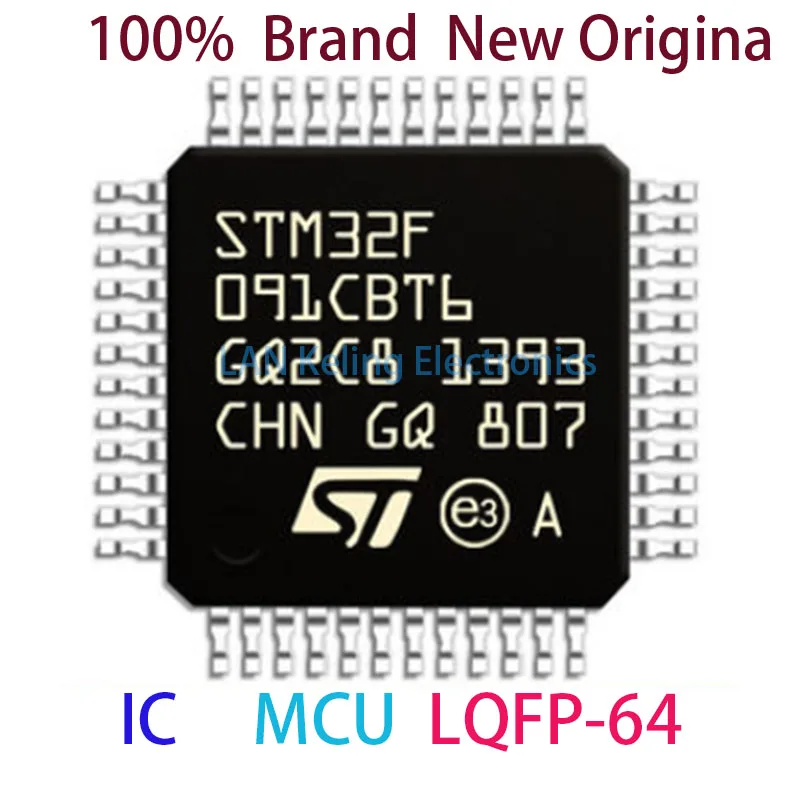 

STM32F091RBT6 100% Новый оригинальный STM STM32F STM32F091 STM32F091RB STM32F091RBT MCU LQFP-64