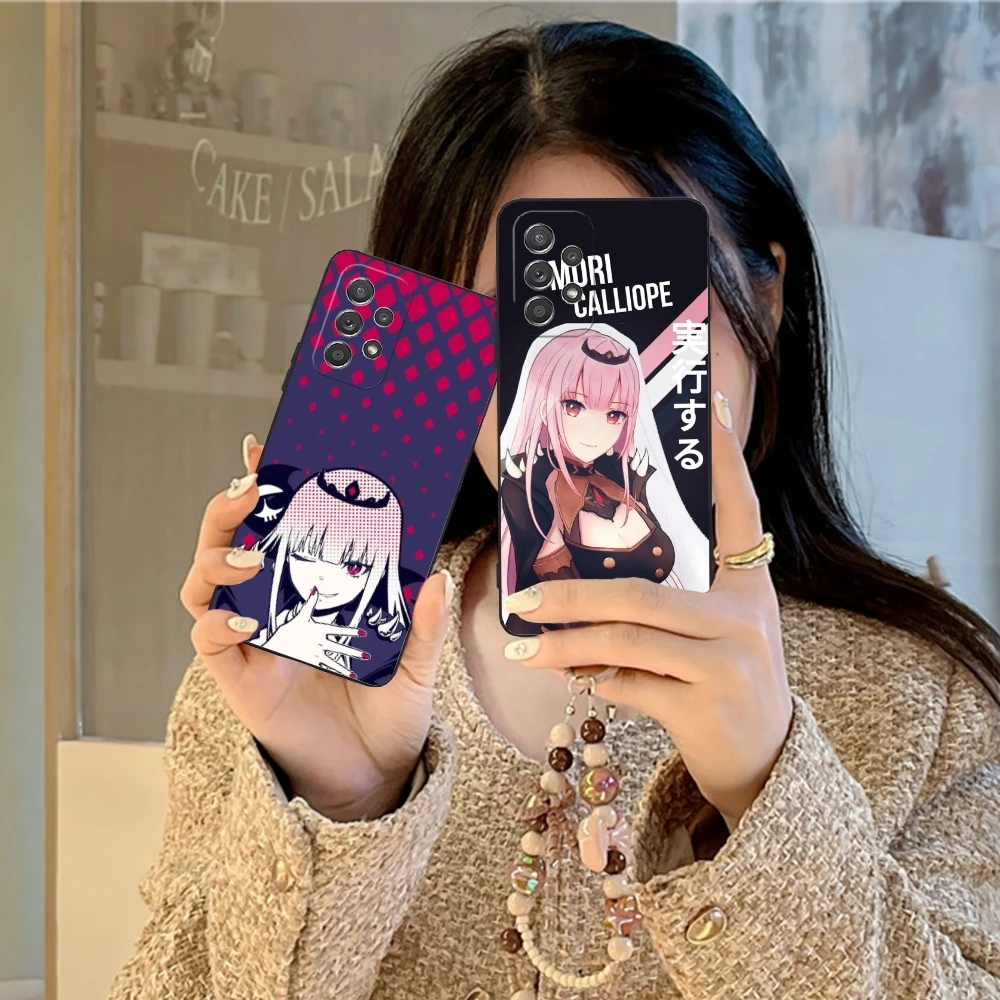 Чехол для мобильного телефона с аниме Мори каллиопом Samsung Galaxy Note 20 10 Plus