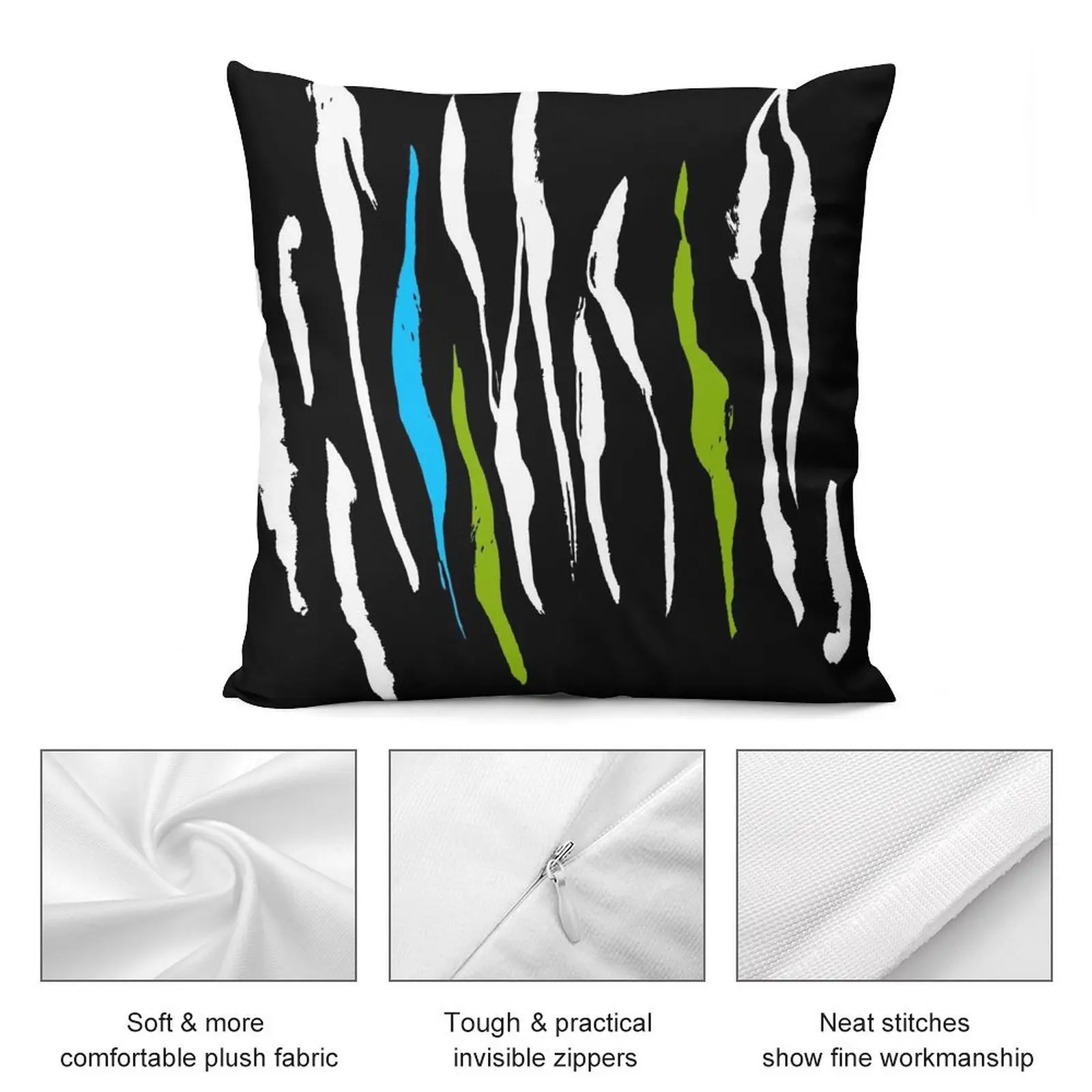 Декоративная подушка GOWILD в стиле зебры Осеннее Мраморное украшение наволочка