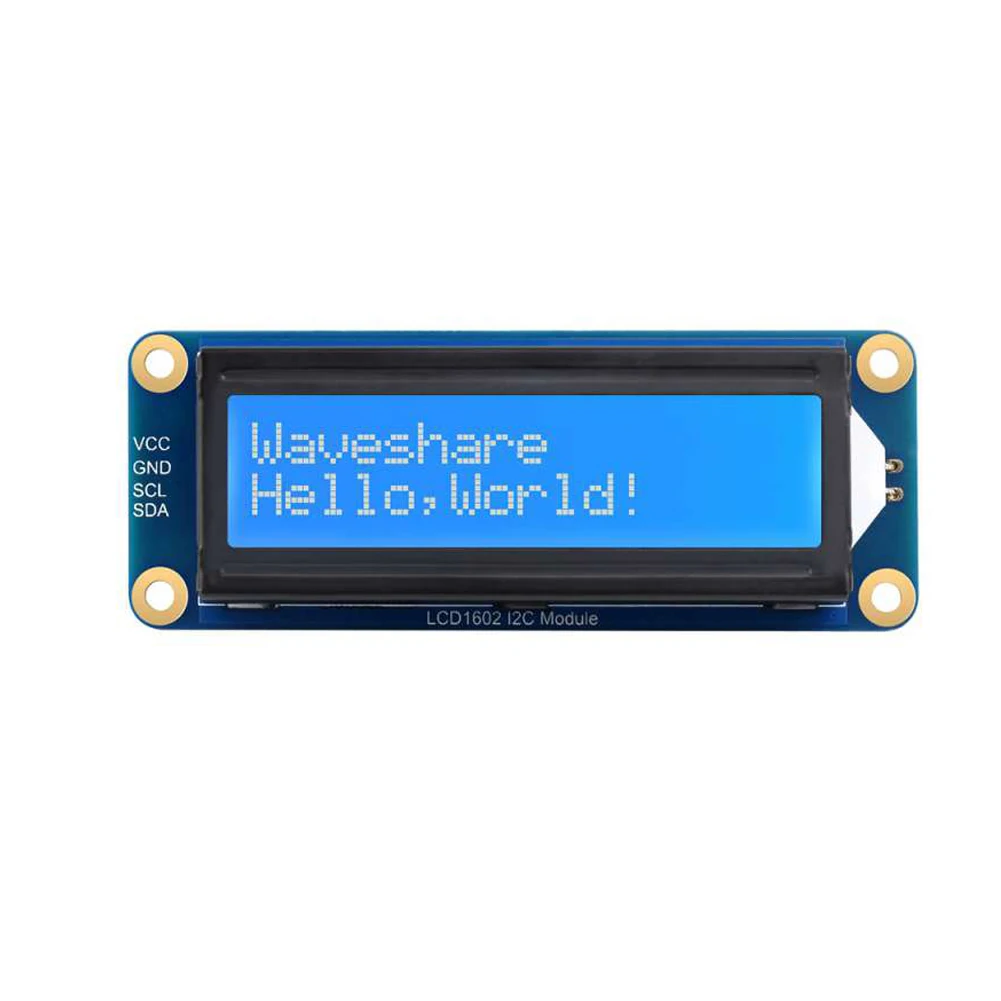 5PCS LCD1602 I2C Module White Color With Blue Background 16x2 Characters LCD 3.3V/5V for Arduino Raspberry Pi ESP32 enlarge