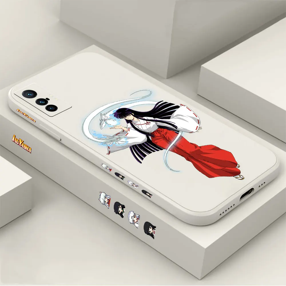 

I-Inuyasha Kikyo Phone Case For VIVO X90 X80 X70 X60 X50 X30 X27 X23 X21S X21I X70T X60T X51 X21IA Pro Plus 4G 5G Cases Cover
