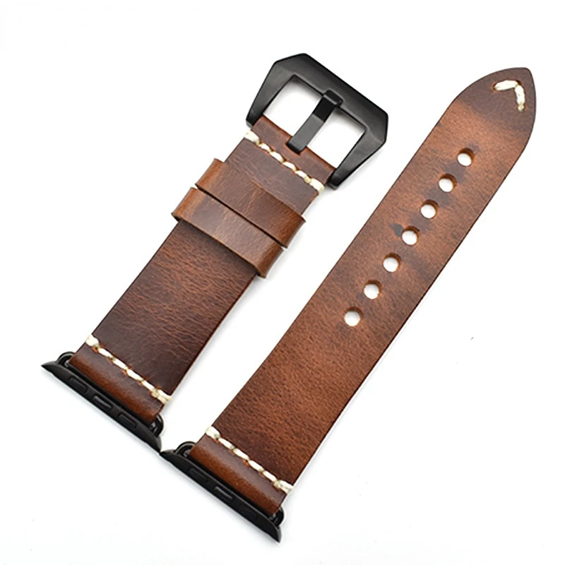 Available Apple watch leather strap Apple watch iwatch8 men's S7 women's strap apple watch band  watch band