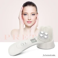 face skin ems mesotherapy electroporation rf radio frequency facial led photon skin care device face lift tighten beauty machine