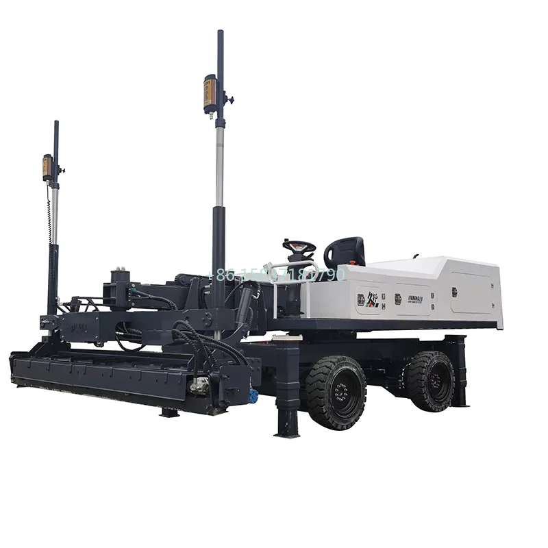 Фото Автоматическая лазерная стяжка для бетона с телескопической стрелой, машина для лазерного выравнивания бетона, для строительных работ №4