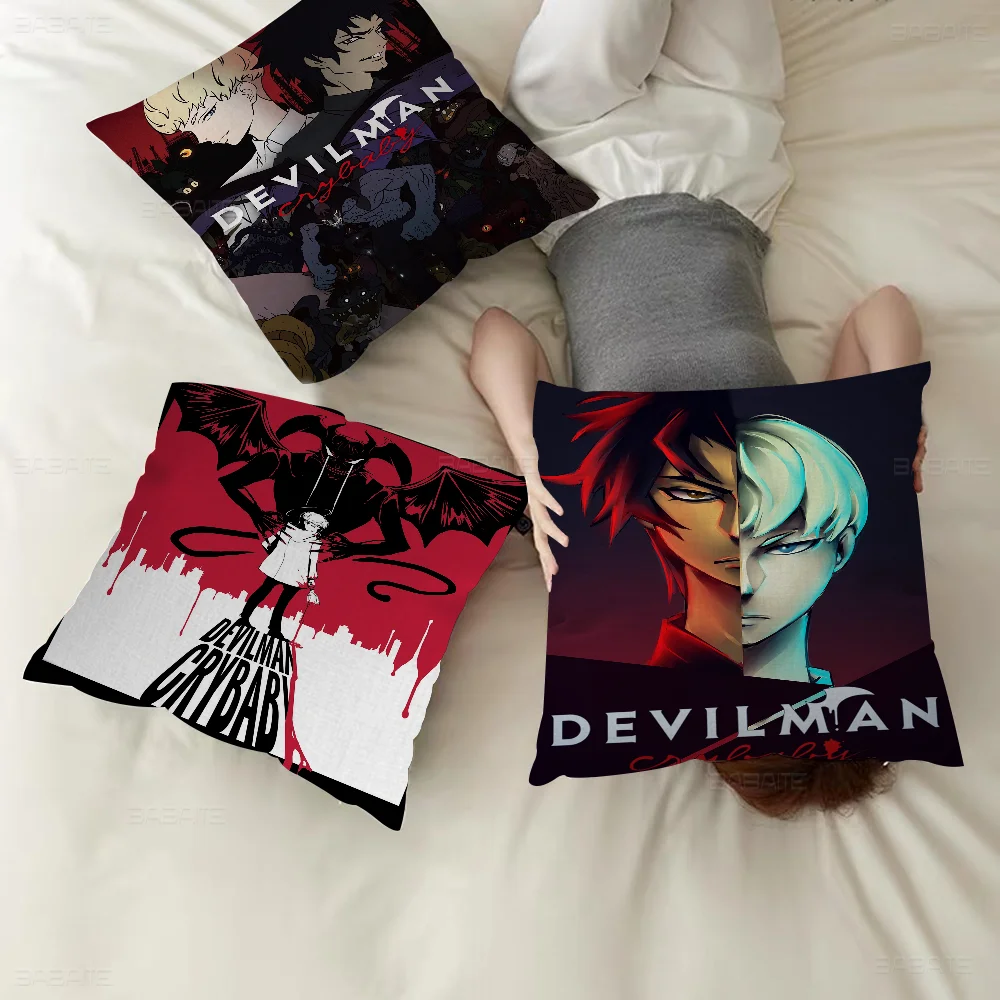 Anime D-Devilman C-Crybaby Pillow Gift Home Office Decoration Bedroom Sofa Car Cushion CoverPillow Case