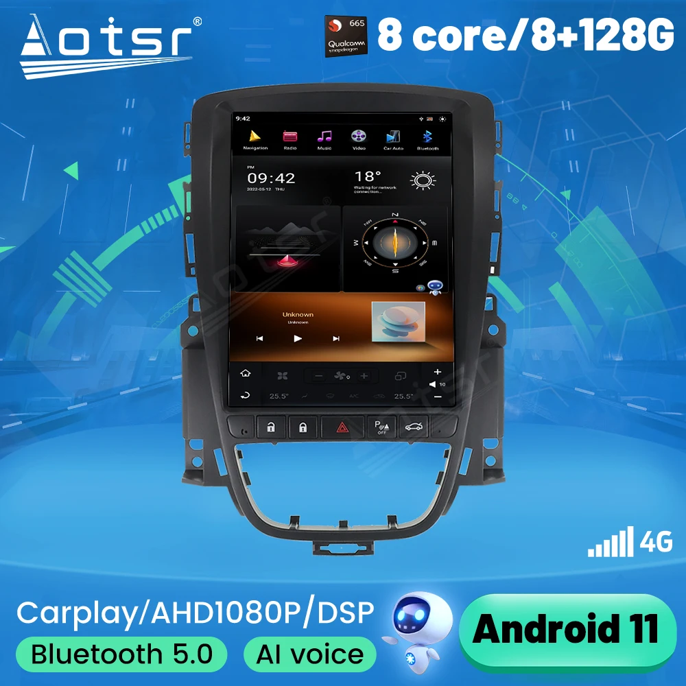 

Автомобильный радиоприемник G6, экран Tesla для Opel Vauxhall Holden Astra J 2010-2013, Android, 2Din стереоприемник, мультимедийный проигрыватель, GPS