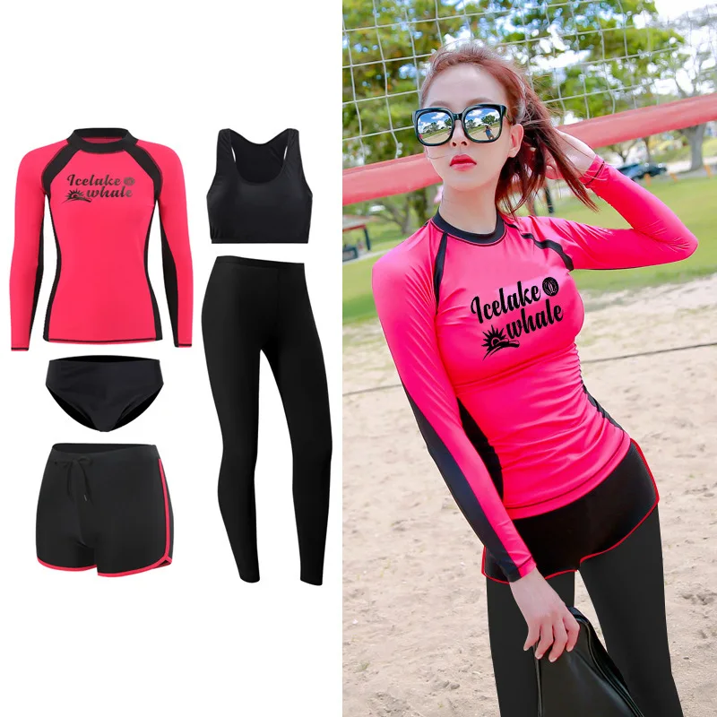 3 шт. женские спортивные рубашки с длинным рукавом трусы и леггинсы