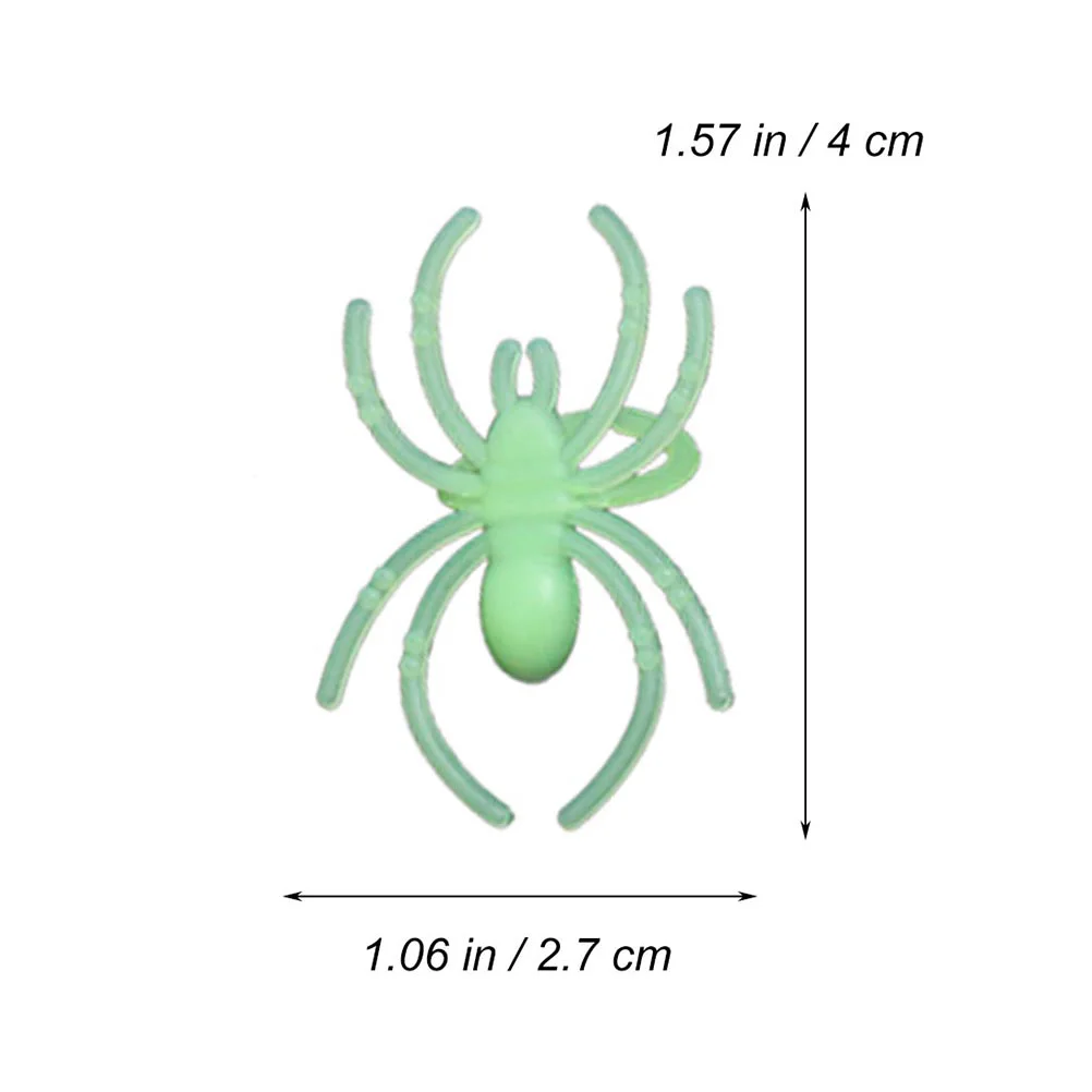 24 шт. светящиеся кольца на палец в виде головы призрака
