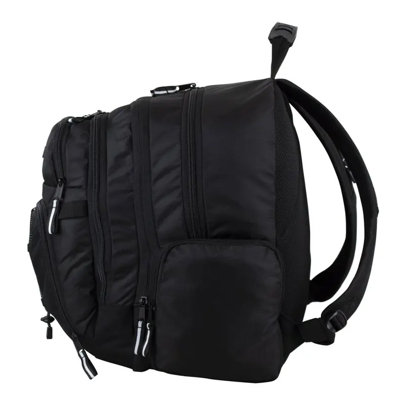 Bungee Expandable Unisex Backpack Black