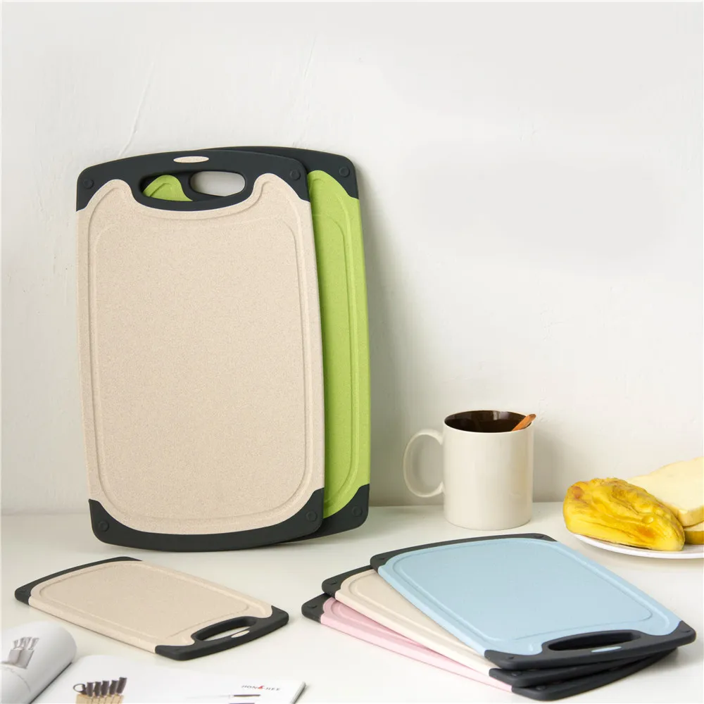

Utensils for Kitchen Flexible Plastic Non-slip Chopping Block - Cutting Board - Cutting Mats with Food Icons Kitchen Tools Set