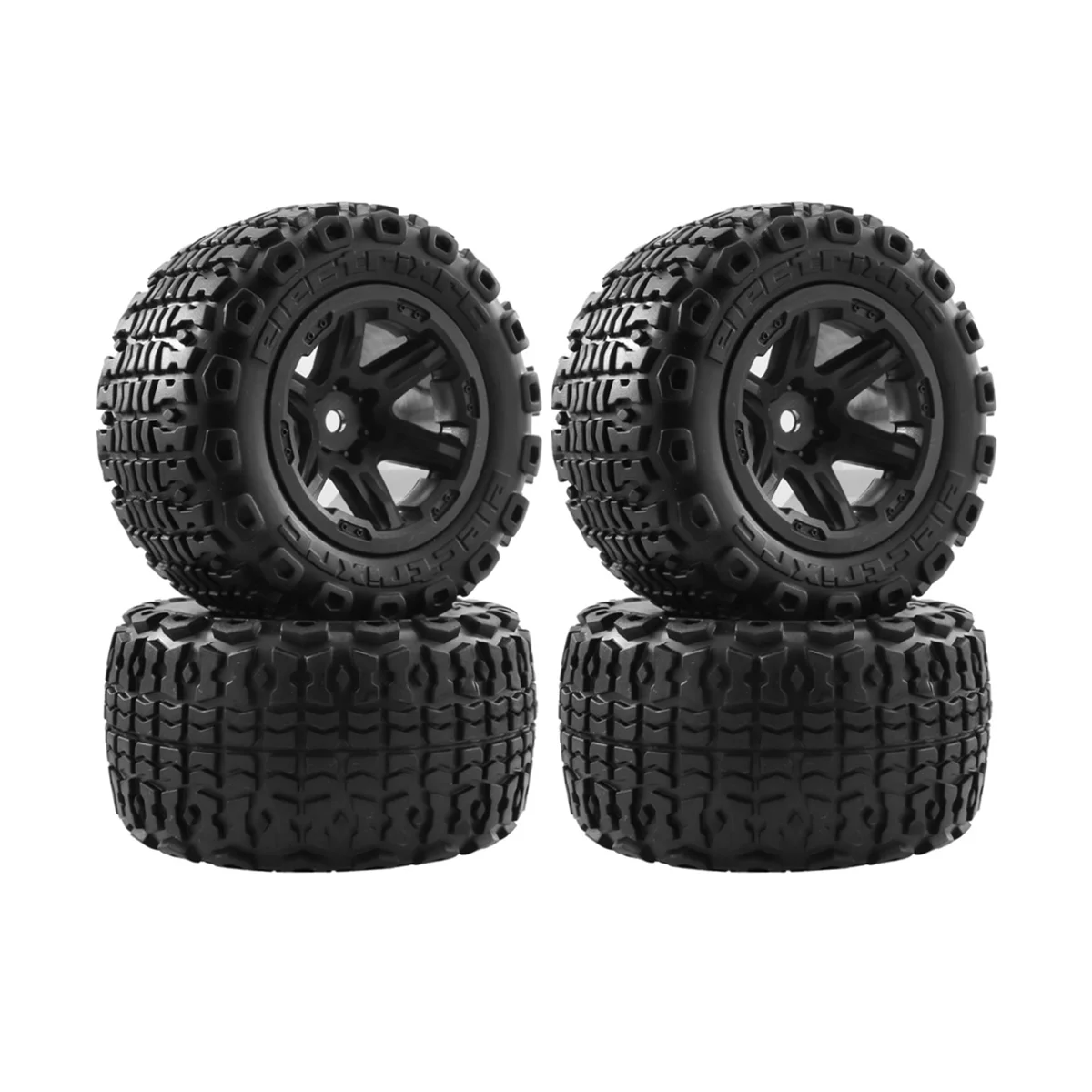 

4 шт. 104 мм 1/10 колесо для шин 12 мм шестигранное для обновления деталей, Черный A