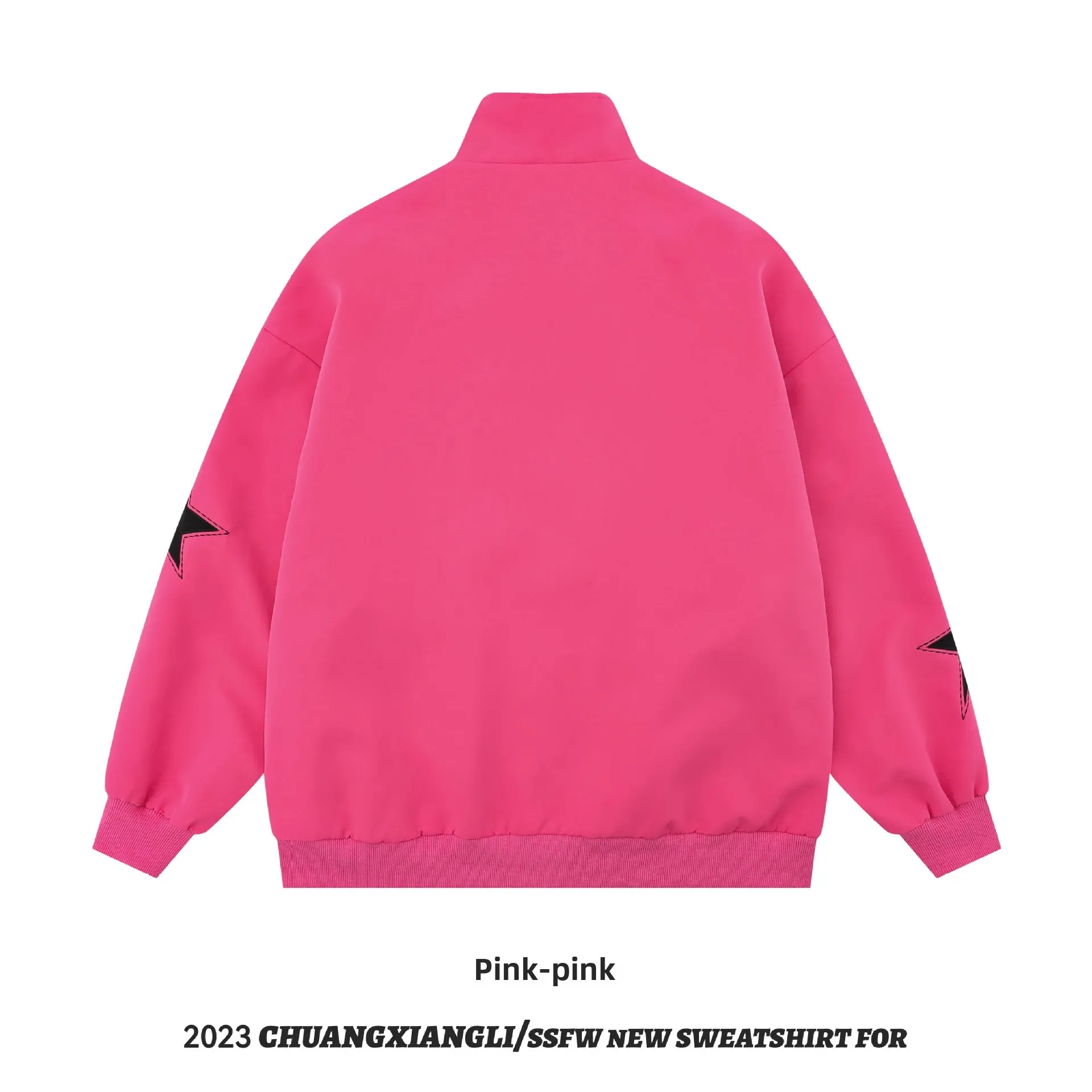 Куртка мужская с вышивкой в виде звезд винтажный пиджак свободного покроя