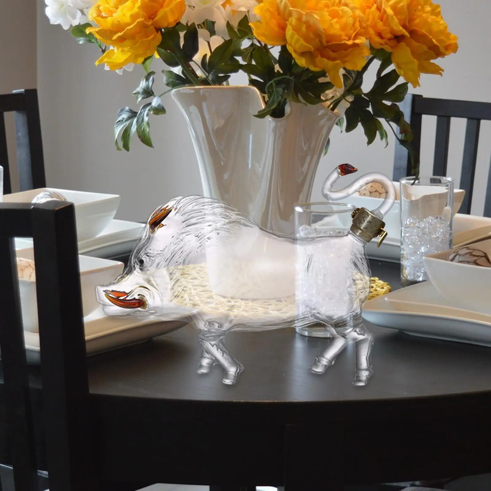 

Бутылка-дозатор для вина в форме кабана, 1000 мл