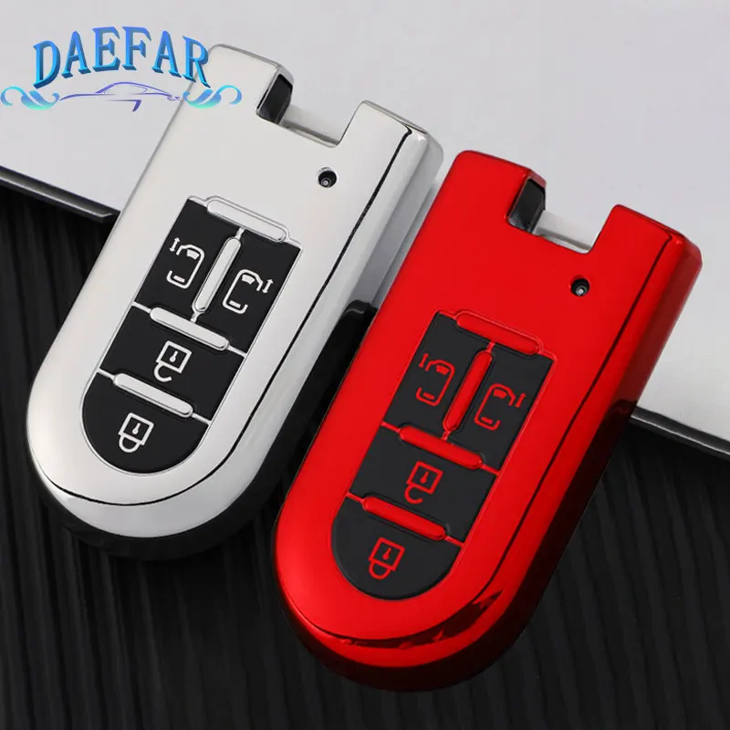 

Soft TPU Car Remote Key Case Cover Shell Fob For TOYOTA ROOMY TANK for DAIHATSU LA600S LA610S LA150S MOVE 2015 - 2019 Protector