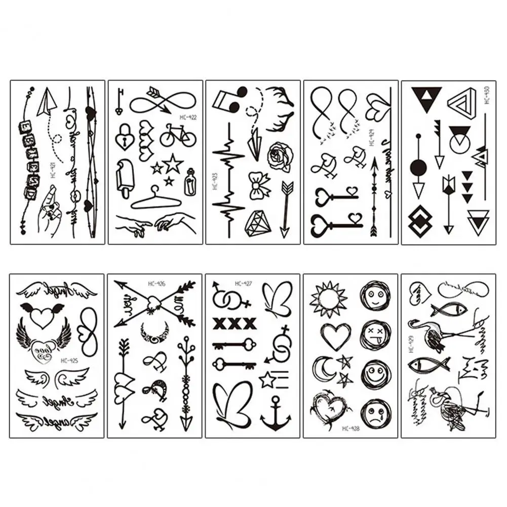 

Waterproof Temporary Tattoo Tattoo Tattoo Sticker Paper Sticker Refreshing Arm Leg Stickers for Outdoor