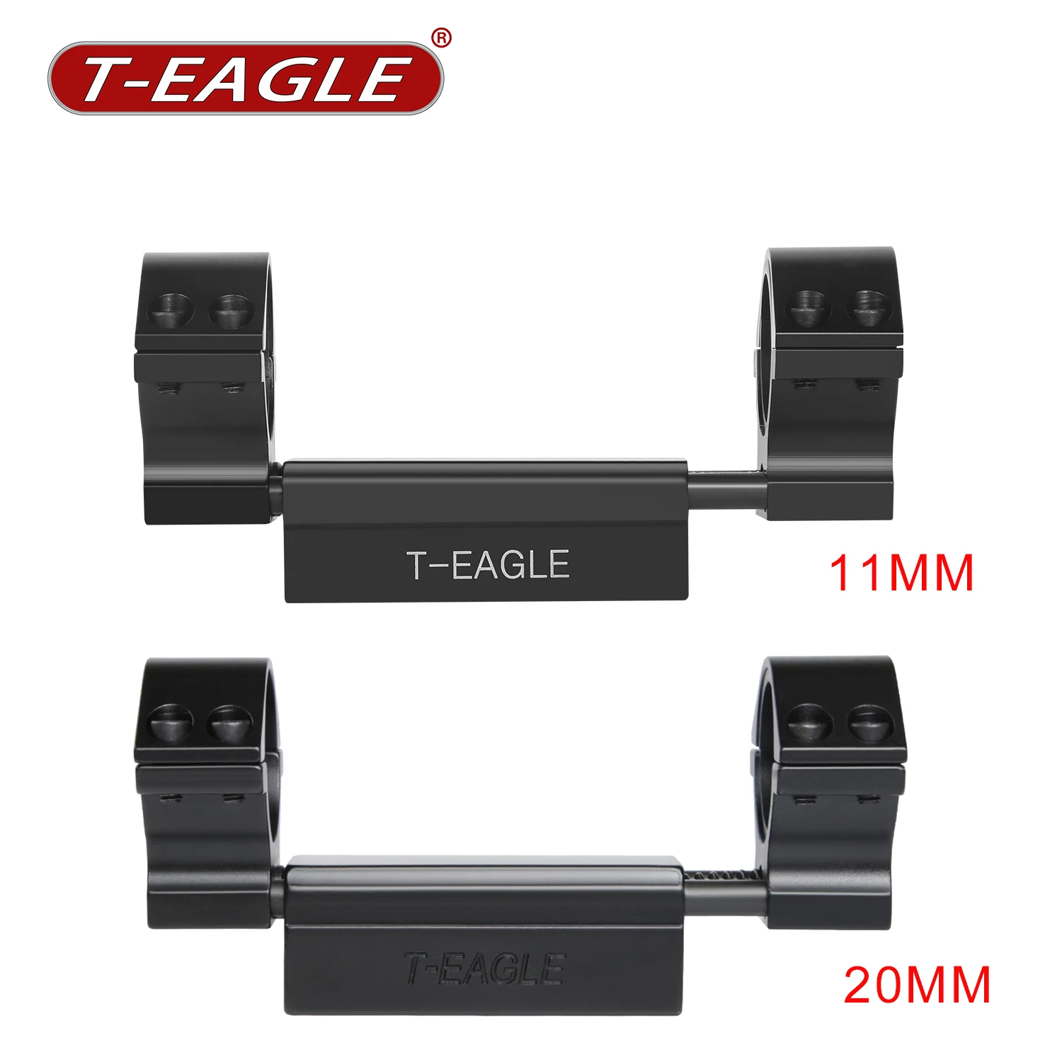 

T Eagle Riflescope Mounts 1"/25.4mm & 30mm Hunting Rifle Scope Rings for 20mm Picatinny Rail with Spring Instrument Profile 5088