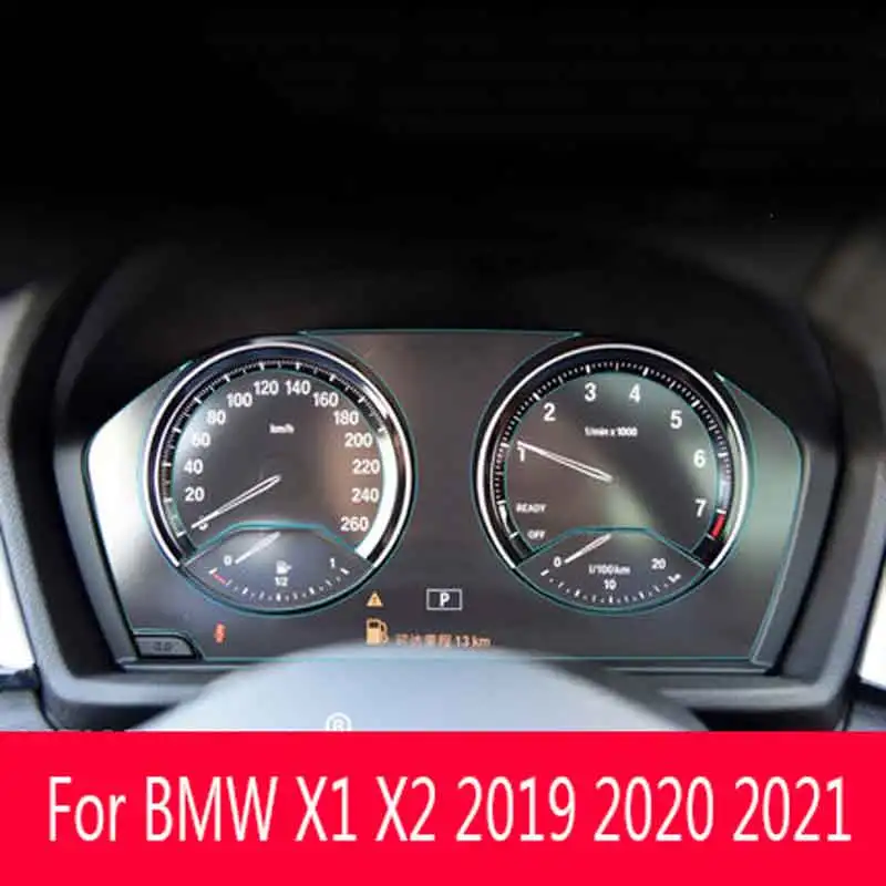 For BMW X1 X2 F48 2019 2020 2021 Dash board Screen TPU Material Protective Film Auto Interior Sticker Anti-scratch Film
