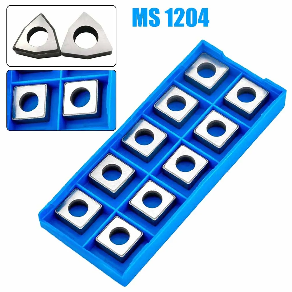 

10 шт., Сменные вставки для токарного станка MW0804 MS1204 MC1204