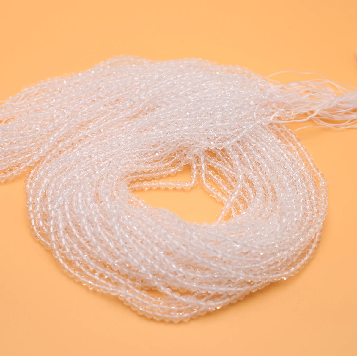 

2pc Natural Crystal Stone Beads Charms Spinels Round Loose Spacer Beads For Jewelry Making DIY Bracelets Necklaces Accessory 3mm