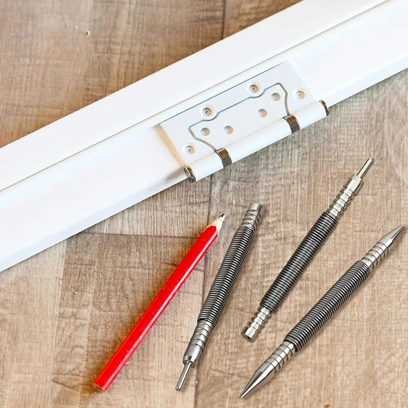 Promotion! 3 Pcs Nail Set And Hinge Pin Tool Center Punch Spring Loaded For Door 1/32 Inch 1/16 Dual Head 1/8 Inc |