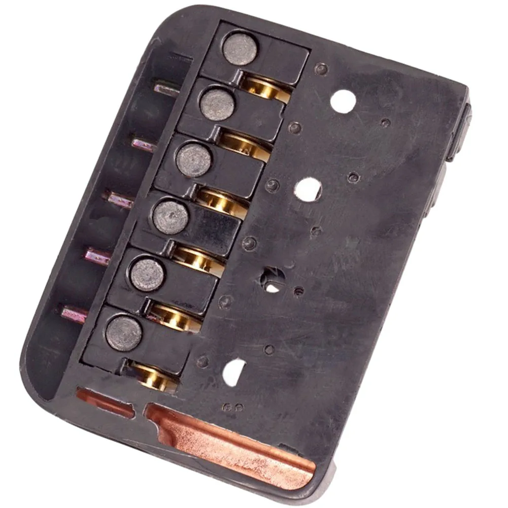 

Headless Guitar String Fixed Bridge Zinc Alloy+Iron 2.97 X 2.18inch 75.5 X 55.5mm Bridge Electric Guitar Fixed