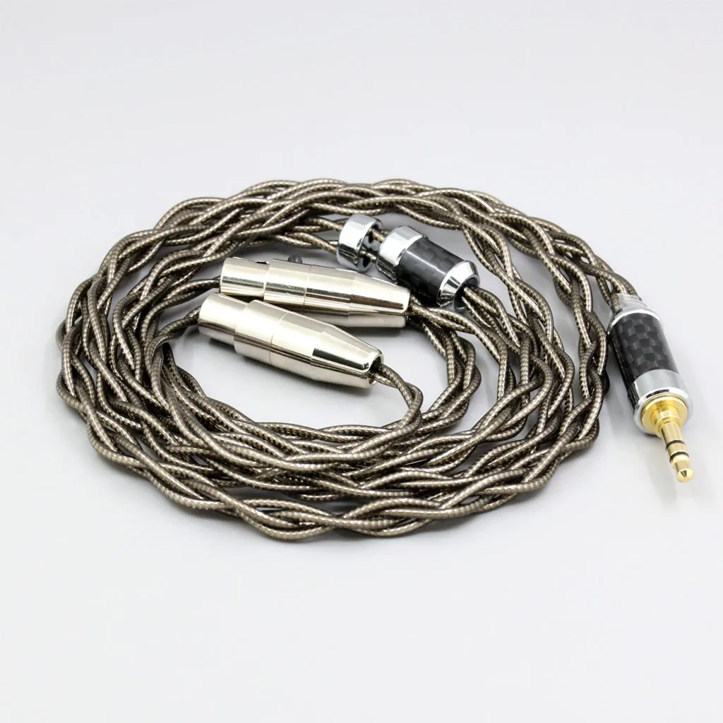 99% Pure Silver Palladium + Graphene Gold Earphone Shielding Cable For KENNERTON ODIN THROR ROGNIR THEKK WODAN VALI Headphone enlarge