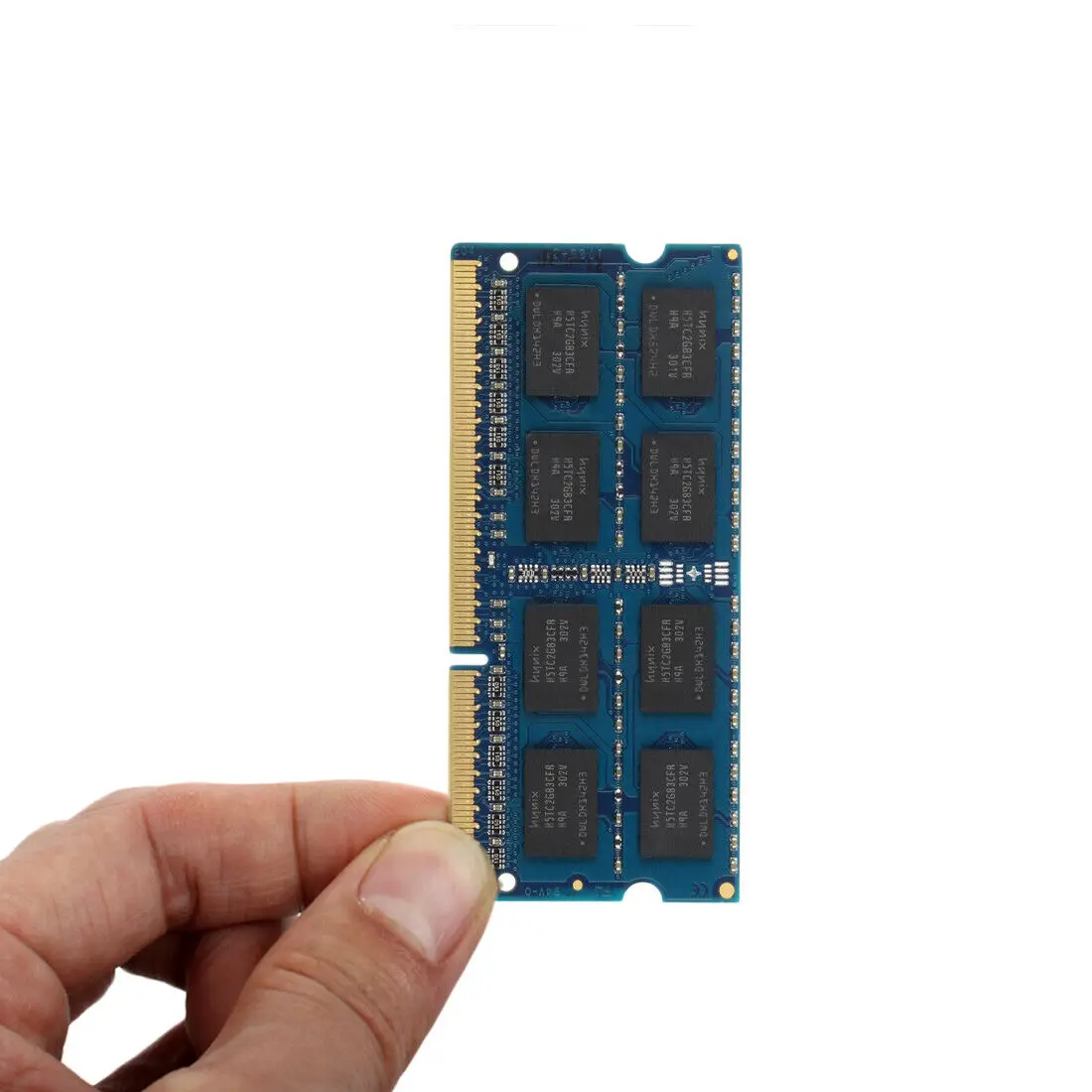 Синий набор из 10 штук DDR3 2GB RAM 1333Mhz PC3-10600S SO-DIMM для ноутбука с 204 пинами 1.35V или 1.5V NON-ECC без буферизации, полностью совместимый.