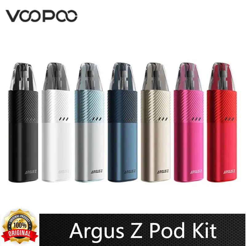 

Original Voopoo Argus Z Pod Kit 900mAh Battery 0.7ohm 2ml Cartridge Fit ITO Coil Argus Pod Argus P1 Pod MTL Vape E Cigarette Kit