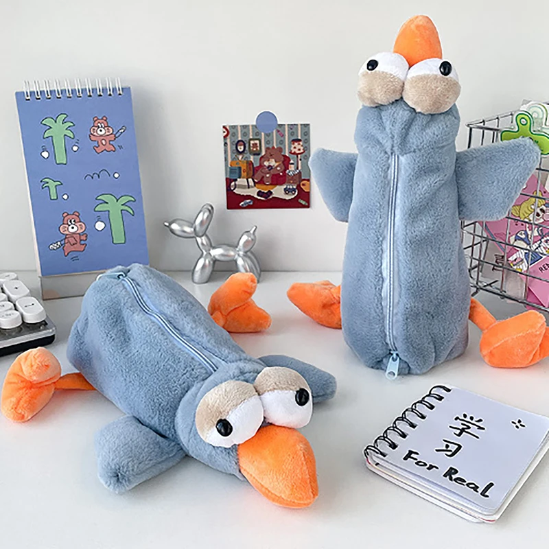 Новый плюшевый карандаш Robin искусственная кожа набивное животное большая